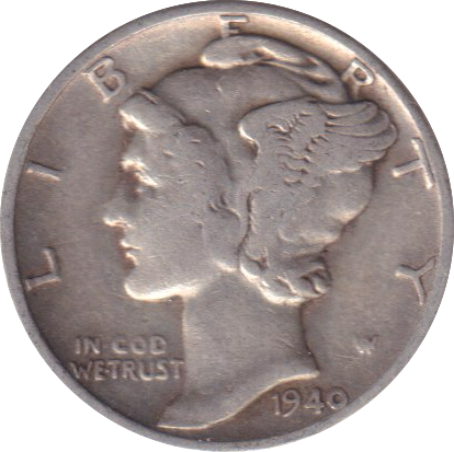 1940 DIME USA