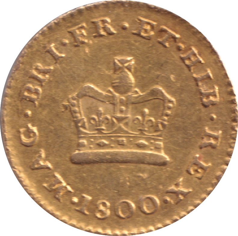 1800 GOLD THIRD GUINEA ( GVF )