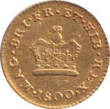 1800 GOLD THIRD GUINEA ( GVF )