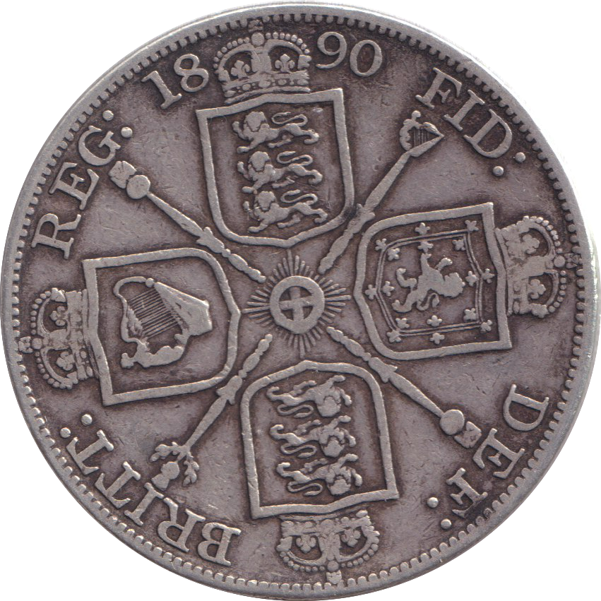 1890 DOUBLE-FLORIN ( GF )