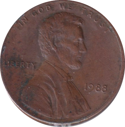 1988 ONE CENT USA