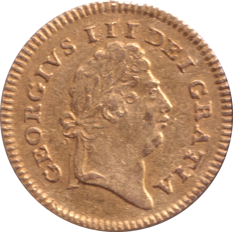 1802 GOLD THIRD GUINEA ( GVF )