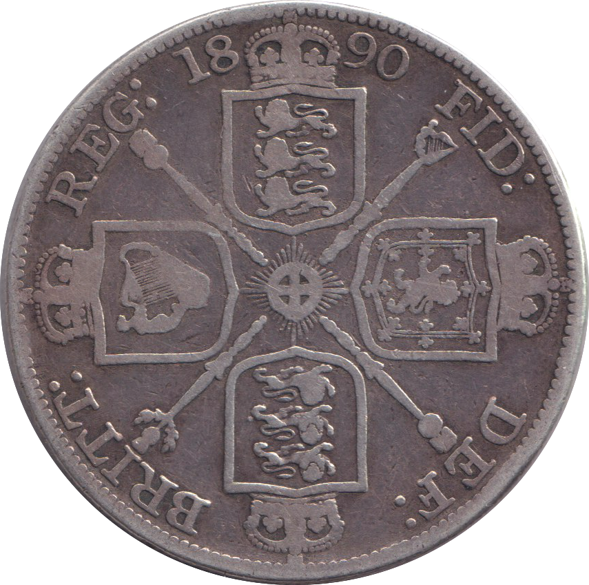 1890 DOUBLE-FLORIN ( FINE )