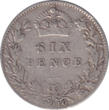 1910 SIXPENCE (FINE)