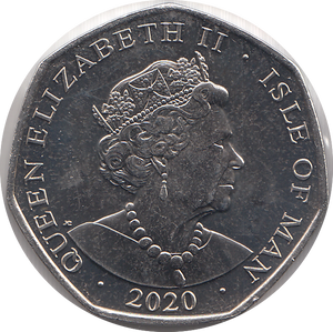 2020 50 PENCE EDWARD TRUNK ( BU )