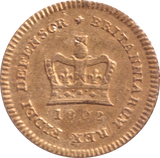 1802 GOLD THIRD GUINEA ( GVF )