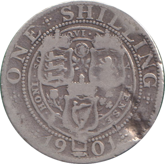 1901 SHILLING ( FINE )