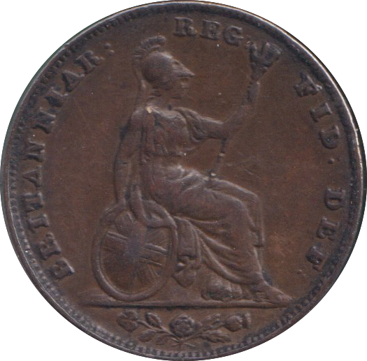 1840 FARTHING ( VF )