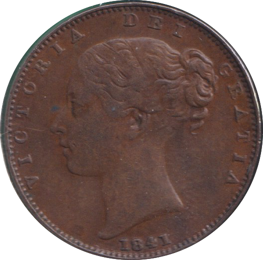 1841 FARTHING ( VF )