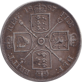 1885 DOUBLE-FLORIN ( VF )