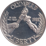 1988 ONE DOLLAR SILVER PROOF USA