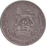 1907 SHILLING ( FINE )