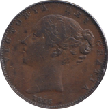 1845 FARTHING ( VF )