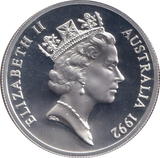 1992 SILVER PROOF TWENTY FIVE DOLLARS AUSTRALIA