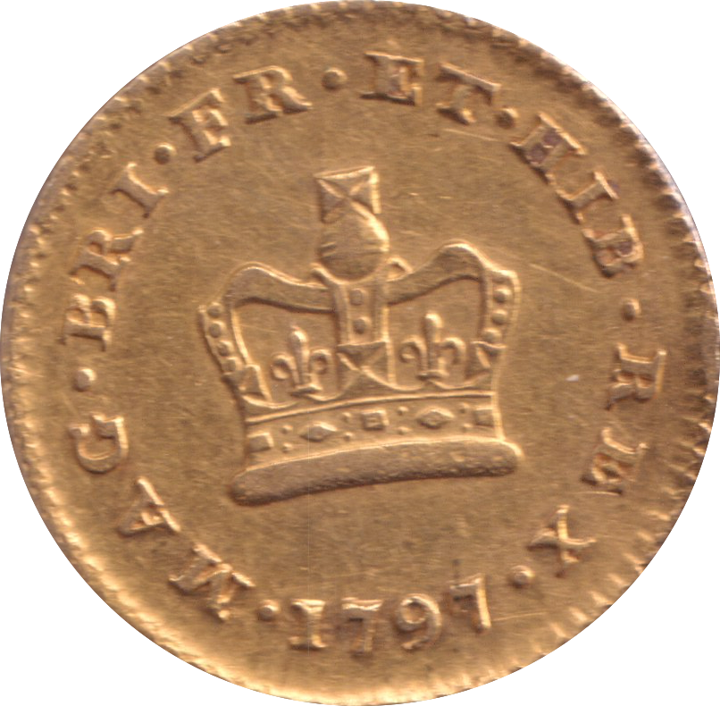 1797 GOLD THIRD GUINEA ( GVF )