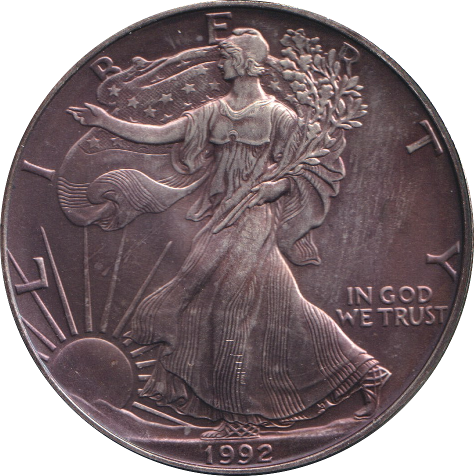 1992 SILVER DOLLAR USA