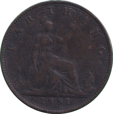1881 FARTHING ( GF )