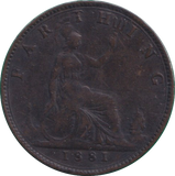 1881 FARTHING ( GF )