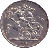 1887 CROWN ( EF )