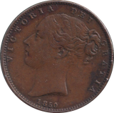 1850 FARTHING ( VF )