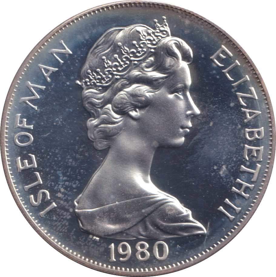1980 SILVER PROOF CROWN THE QUEEN MOTHER