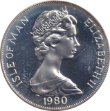 1980 SILVER PROOF CROWN THE QUEEN MOTHER