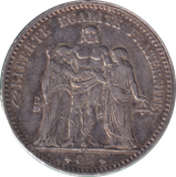 1875 SILVER 5 FRANCS FRANCE