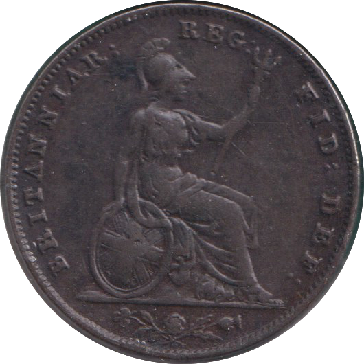 1856 FARTHING ( VF )