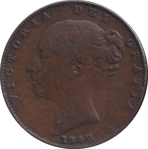 1842 FARTHING ( GF )