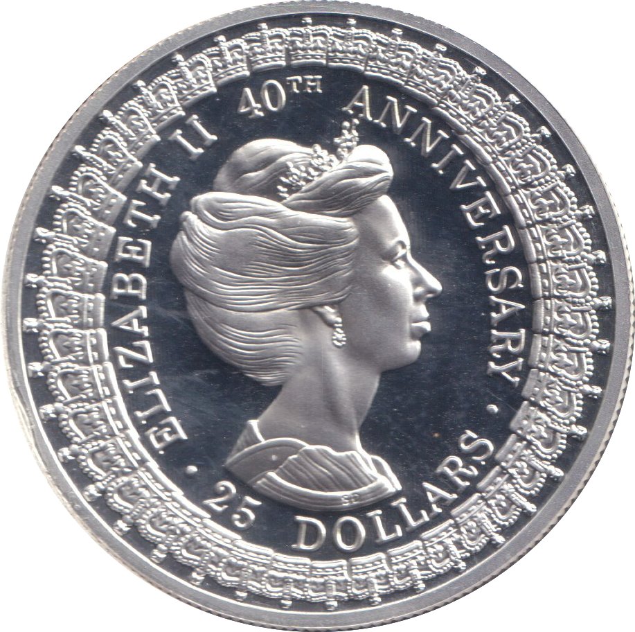 1992 SILVER PROOF TWENTY FIVE DOLLARS AUSTRALIA