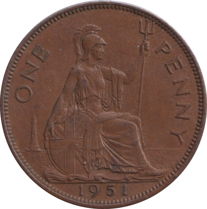 1951 PENNY ( AUNC )