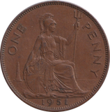 1951 PENNY ( AUNC )