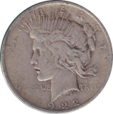 1922 SILVER DOLLAR USA