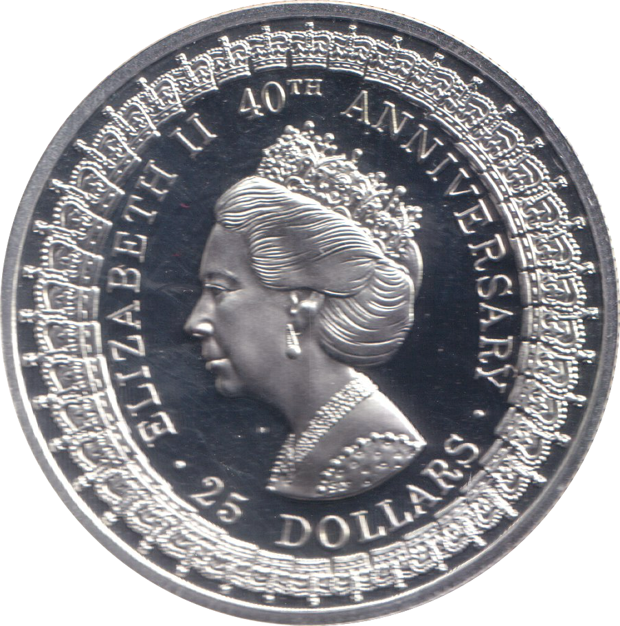 1992 SILVER PROOF TWENTY FIVE DOLLARS AUSTRALIA
