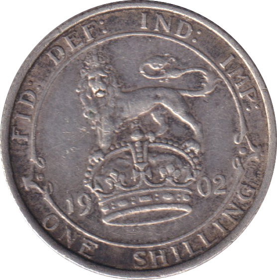 1902 SHILLING (VF)