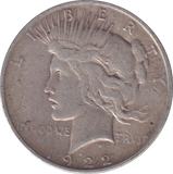 1922 SILVER DOLLAR USA