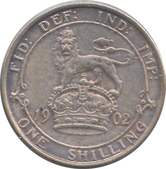 1902 SHILLING (VF)