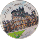 2013 WONDERS OF THE WORLD HIGHCLERE CASTLE MEDALLION