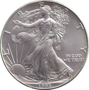 1993 SILVER DOLLAR USA