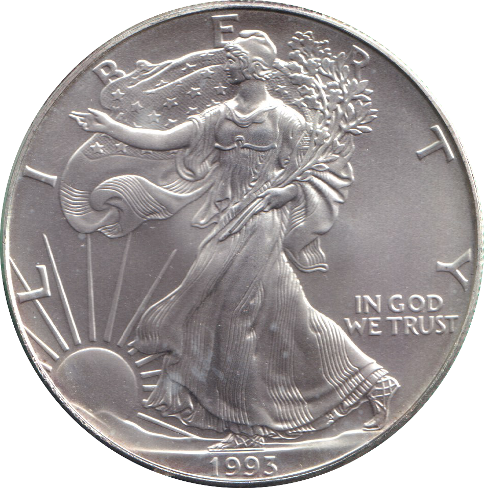 1993 SILVER DOLLAR USA