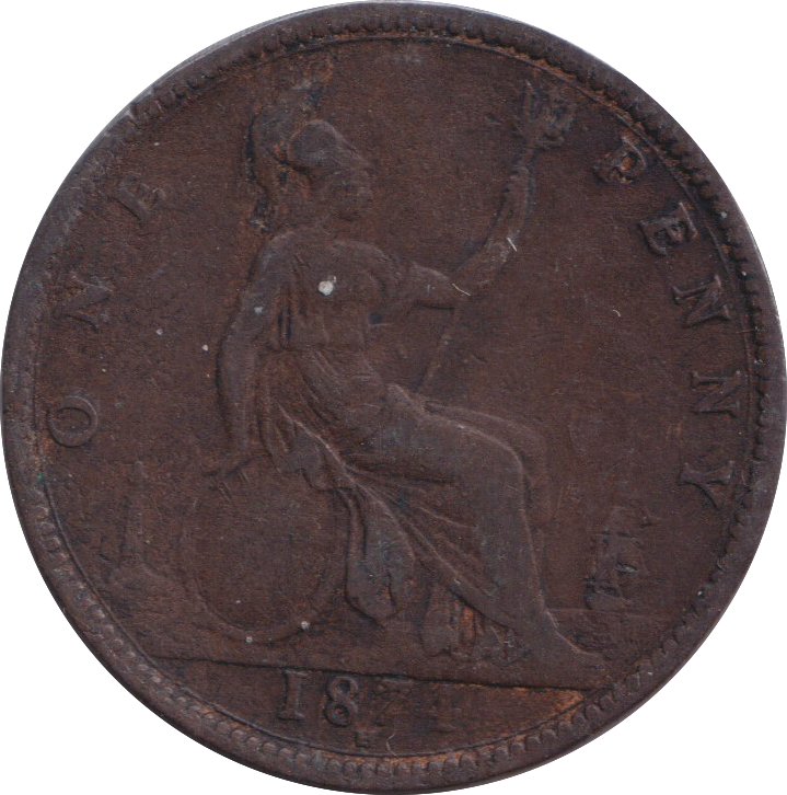1874 PENNY ( VF )