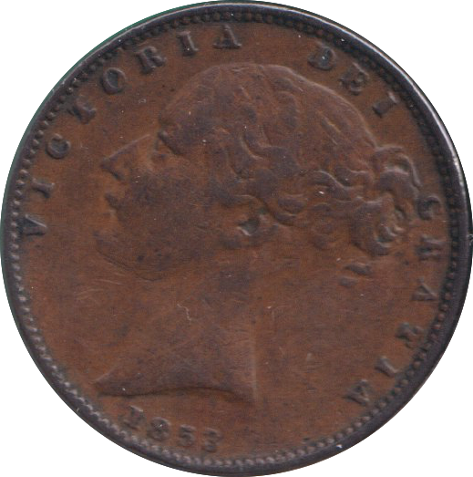 1853 FARTHING ( GF )