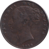 1854 FARTHING ( GF )