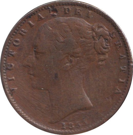 1855 FARTHING ( GF )