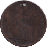 1875 PENNY ( FINE )