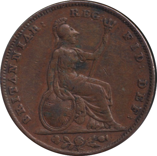 1855 FARTHING ( GF )
