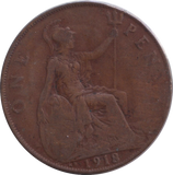 1918 PENNY ( FINE )