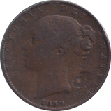 1839 FARTHING ( FINE )