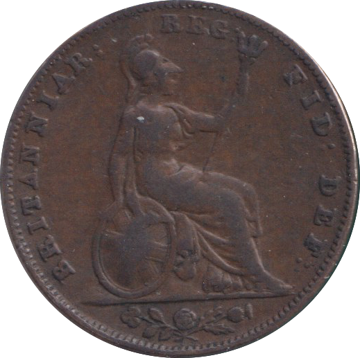 1839 FARTHING ( FINE )