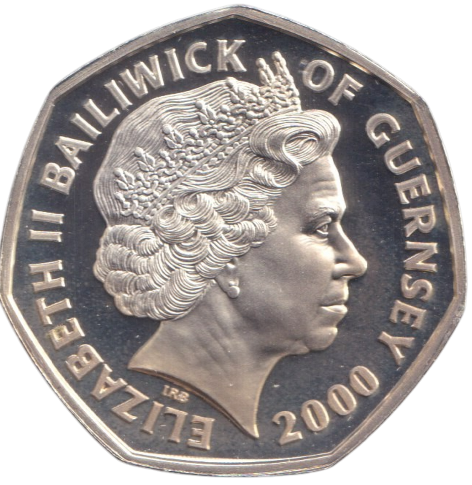 2000 SILVER PROOF 50P 60TH ANNIVERSARY OF THE BATTLE OF BRITAIN